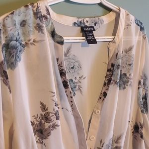 Torrid High Low Sheer Top